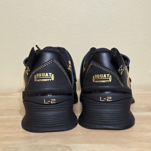 TYR L-2 Lifter Weightlifting Shoes Black Gold Women's Size 7.5 Men's Size 6 - Picture 5 of 7